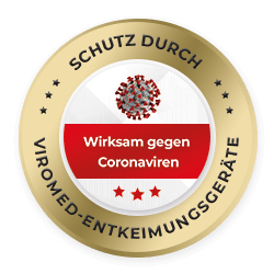 Schutz durch VIROMED-Entkeimungstechnik