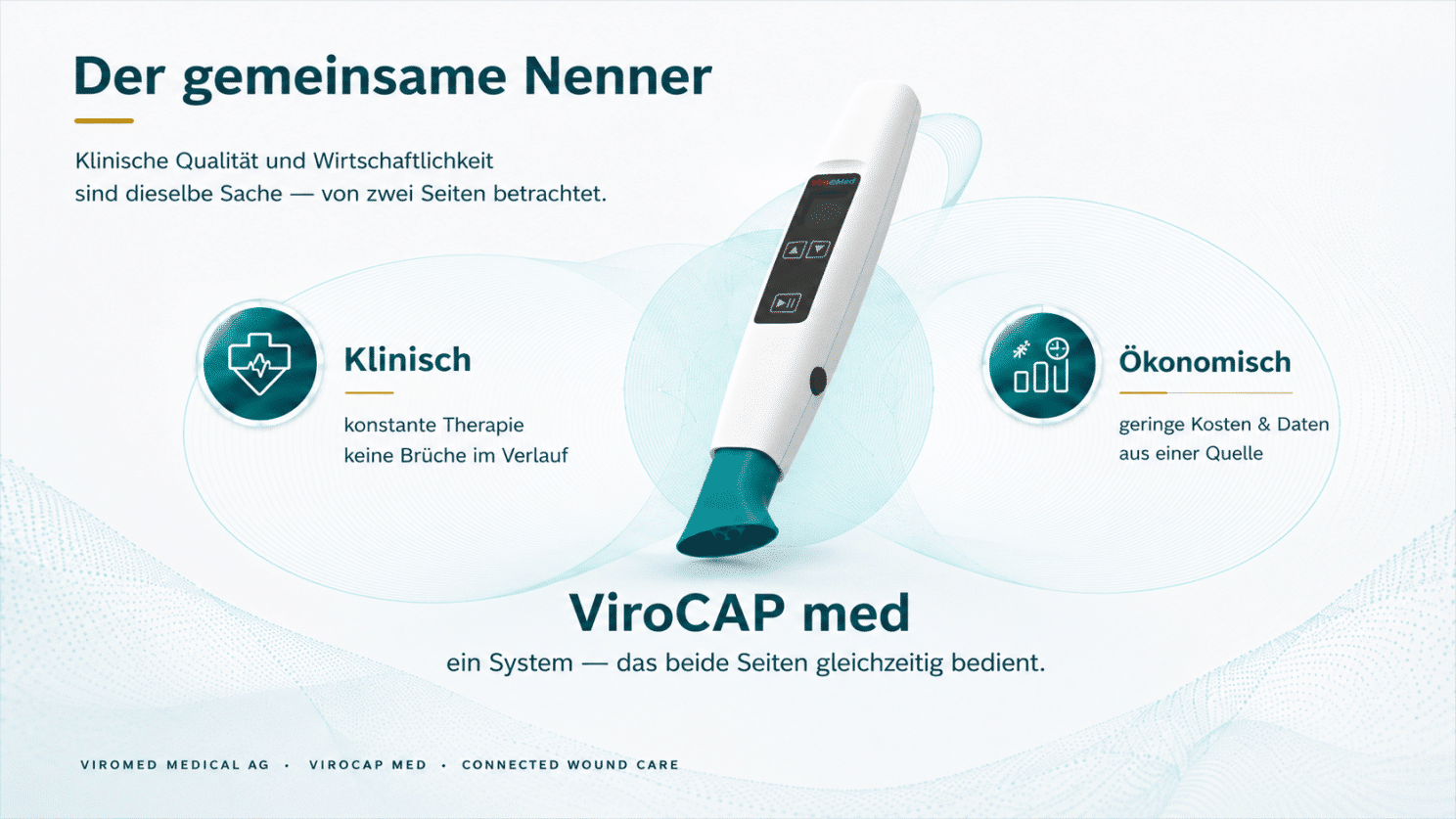 Der gemeinsame Nenner – klinische Qualität und Wirtschaftlichkeit, ViroCAP med als ein System